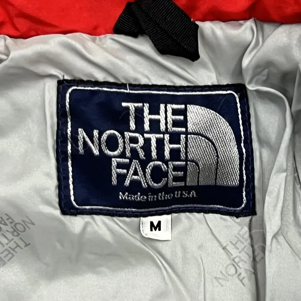 Vintage The North Face Jacket Mens Medium Red Puffer Insulated Made USA 90s